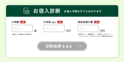 SMBCモビットお借入診断